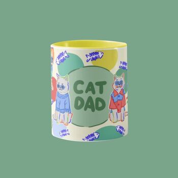 Cat Dad Coffee Mug – Father’s Day Gift, Pet Owner Gift, 2 of 3