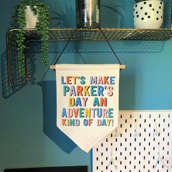Personalised Children's Adventure Play Room Banner Sign, 2 of 6