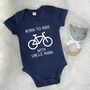 Born To Ride With Uncle Cycling Babygrow, thumbnail 1 of 7