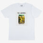 In A Pickle Unisex Slogan T Shirt In White, thumbnail 2 of 6