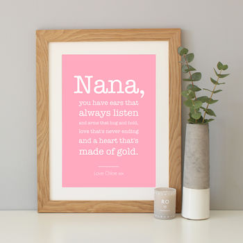 Personalised 'Grandma/Nanny' Gift, 7 of 8