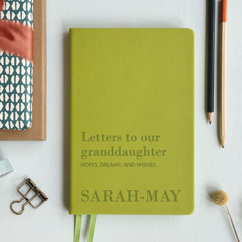 Personalised 'Letters To' Luxury Notebook Journal, 8 of 11