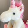 Unicorn Soft Toy, thumbnail 3 of 6