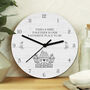 Personalised New Home Wooden Clock, thumbnail 3 of 5