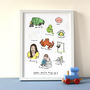 'Personalised Favourite Things' Print, thumbnail 5 of 6