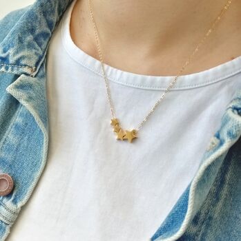 40th Birthday Stars Necklace, A Star For Every Decade, 3 of 9