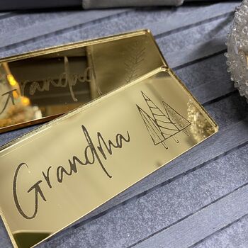 Personalised Christmas Place Setting | Gold, 6 of 11