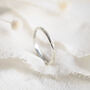 Sterling Silver Engraved Star Ring, thumbnail 1 of 5