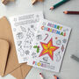 Children's Colour In Christmas Cards And Diy Decoration, thumbnail 1 of 7