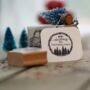Christmas Personalised Gift Labels Rubber Stamp, thumbnail 2 of 6