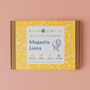 Children's Eco Activity Box: Majestic Lions, thumbnail 2 of 12