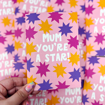 Mum Birthday Card 'Mum You're A Star', 4 of 5