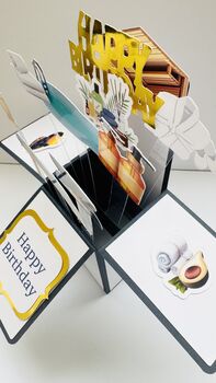 Personalisable Spa Themed 3D Greeting/Gift Card, 8 of 8