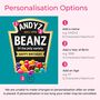 Personalised Happy Birthday Beanz Jelly Bean Tin Gift, thumbnail 2 of 3