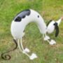 Sniffing Dog Garden Ornament, thumbnail 2 of 3