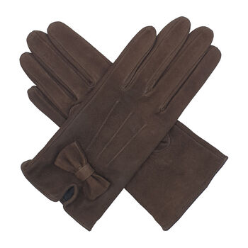 Kitty. Women's English Suede Gloves, 2 of 9
