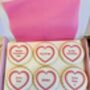 Personalised Valentine’s Biscuit Gift Box – Letterbox Friendly, thumbnail 1 of 6