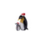 Glass Festive Penguin Family Figurine | Gift Box, thumbnail 4 of 5