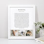 Personalised Wedding Vows Photo Print, thumbnail 1 of 11