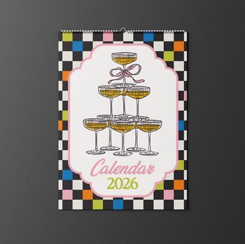2026 Checkerboard Calendar, 4 of 6