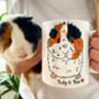 Personalised Guinea Pig Lover Illustration Mug, thumbnail 1 of 4