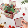 Light Up Musical Pop Up Christmas Card With Santa, thumbnail 4 of 8