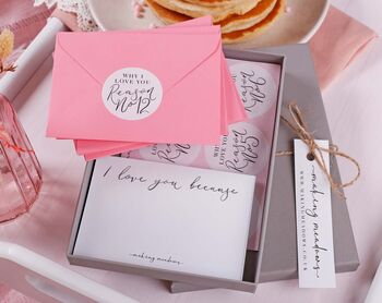 12 Reasons Why I Love You Notes With Mini Envelopes, 5 of 8