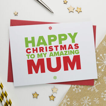 Christmas Card For Amazing Mummy, 3 of 3