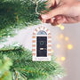 Personalised Family Door Hanging Christmas Decoration, thumbnail 1 of 5