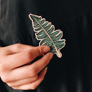 Fern Embroidered Patch, 2 of 8