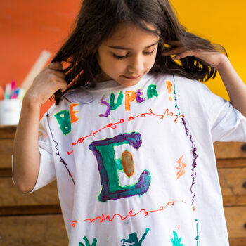 Personalised Children's Superhero T Shirt Activity Kit, 3 of 12