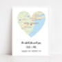 Engagement Location Print | Personalised Engagement Gift, thumbnail 4 of 6