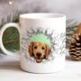 Personalised Christmas Golden Retriever Break Through, thumbnail 8 of 10