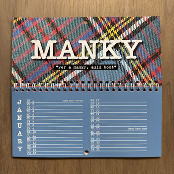 Scottish Insults Calendar 2026 By Hiya Pal, 3 of 6