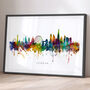 London Cityscape Skyline Print, thumbnail 2 of 12