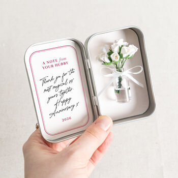 Forever Roses Anniversary Keepsake In Mini Tin, 2 of 5