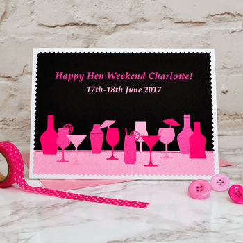 Personalised Hen Night Card, 3 of 3