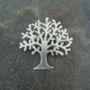 Tree Of Life Brooch In Matt Finish, thumbnail 1 of 3