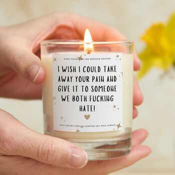 Funny Get Well Soon Sympathy Candle Gift, 6 of 10