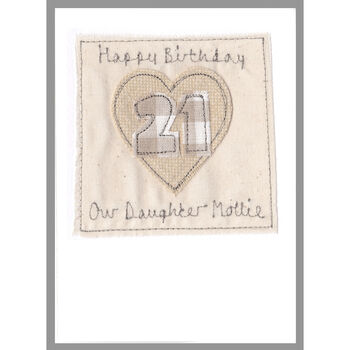 Personalised 21st Birthday Card For Her, 2 of 8