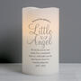 Personalised Little Angel Memorial Candle, thumbnail 1 of 2