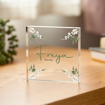 Bridesmaid Maid Of Honour Wedding Plaque Gift, 2 of 6