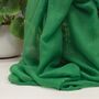 Sparkle Scarf In Grass Green, thumbnail 3 of 3