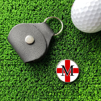 Personalised Initial St George Golf Ball Marker, 4 of 4