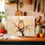 Owls Perch Textured Glass Chopping Boards, thumbnail 4 of 8