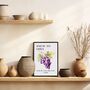 French Fruit Market Art Print Poster, France, Fruit, Grape, Hand Drawn, thumbnail 2 of 4