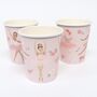 Ballerina Party Cups X Eight, thumbnail 1 of 4