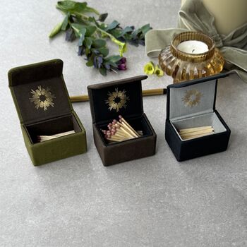 Personalised Handmade Little Refillable Box Of Matches / Jewel Box For Your Valentine Or Galentine, 7 of 7