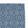 Blue Liberty Flower Canvas Fabric Placemat Set, thumbnail 4 of 11