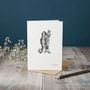 I Is For Iguana Card, thumbnail 1 of 2